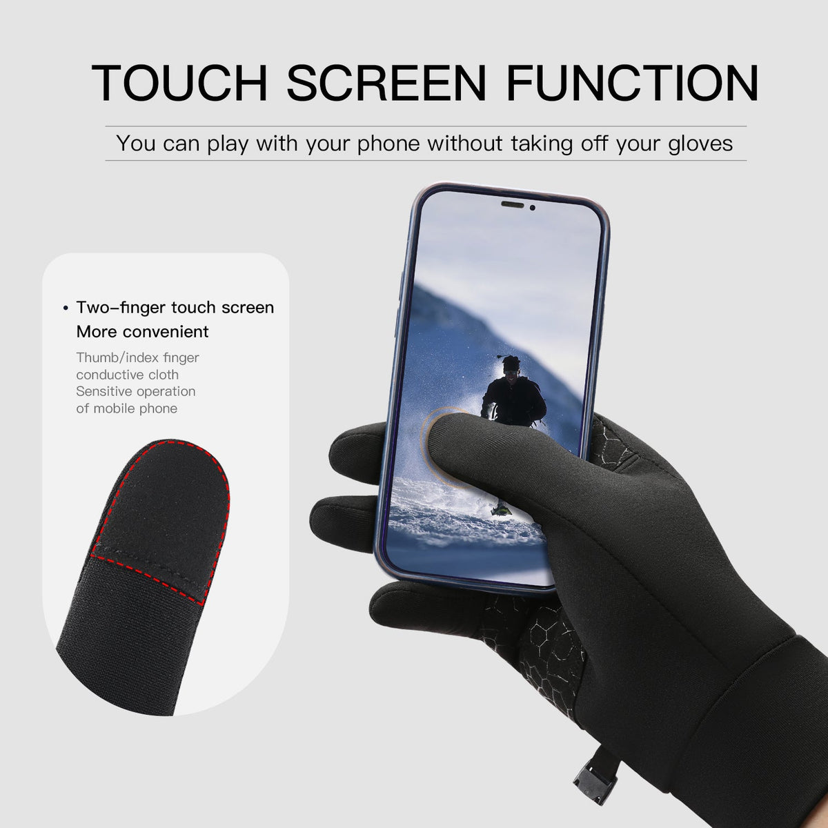 VICTGOAL Warm MAX winter cycling gloves product view