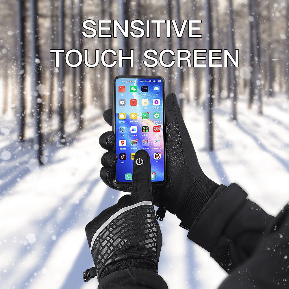 Waterproof windproof gloves for cold-weather rides and walks