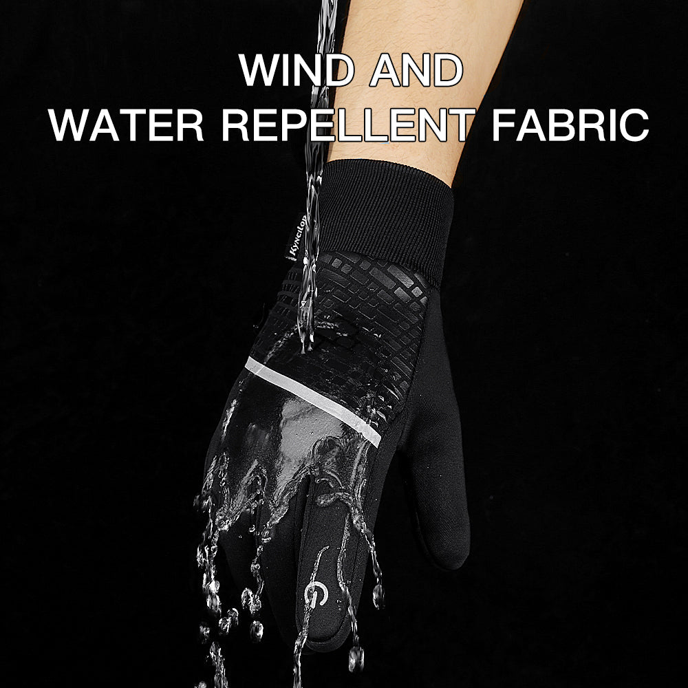 Full-finger winter gloves for grip and warmth in low temperatures