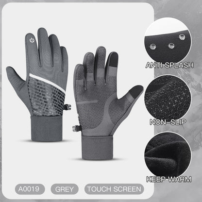 Winter Fleece Warm Full Finger Gloves Waterproof & Windproof Gloves VICTGOAL gloves