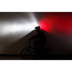 Bike light strap and clip for helmet or handlebar mounting