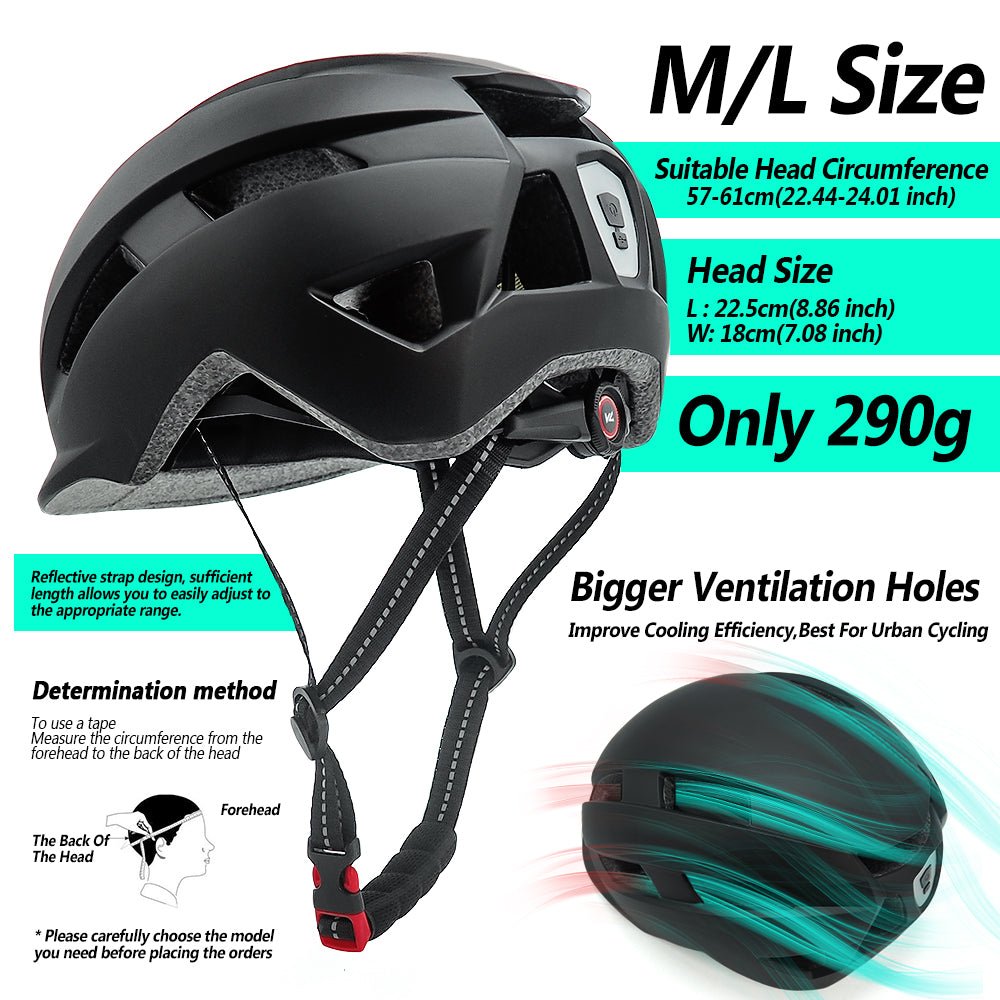 Adult Bicycle Helmet With USB LED Rear Light Urban Commuter Adults Helmets VICTGOAL adultshelmets helmets