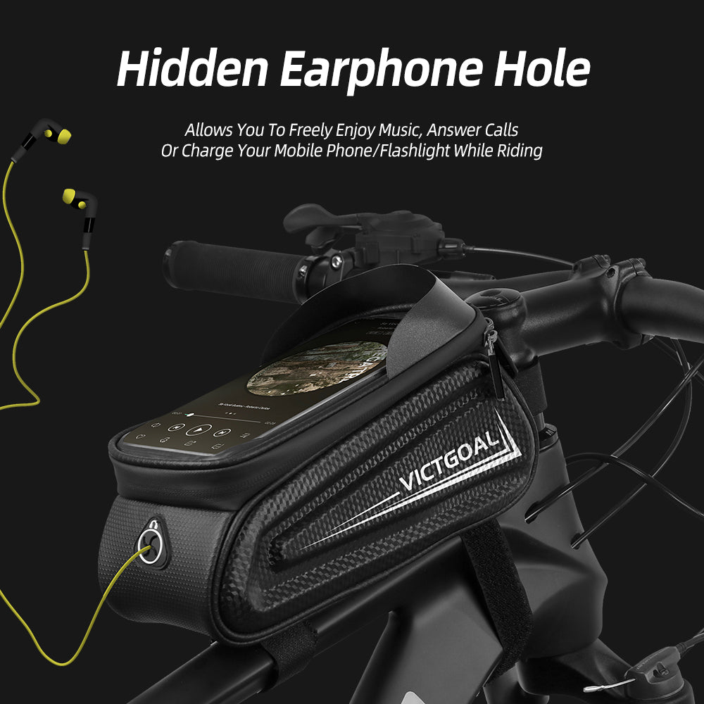 Bike Frame Bag Front Phone Tube Bag Tools VICTGOAL accessories tools