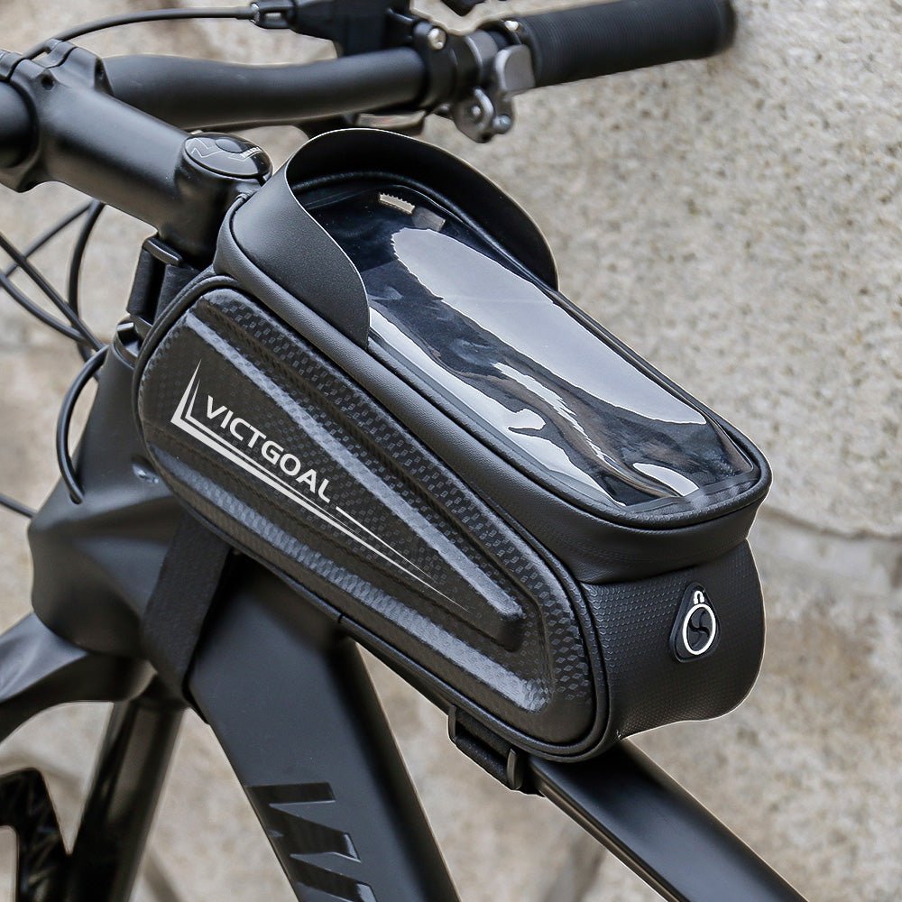 Bike phone front online frame bag