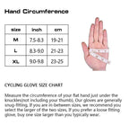 Half-finger cycling gloves breathable back panel
