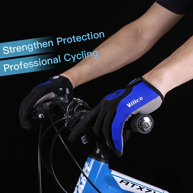 Cycling Anti-slip Full Finger Sports Gloves Gloves VICTGOAL accessories apparel gloves