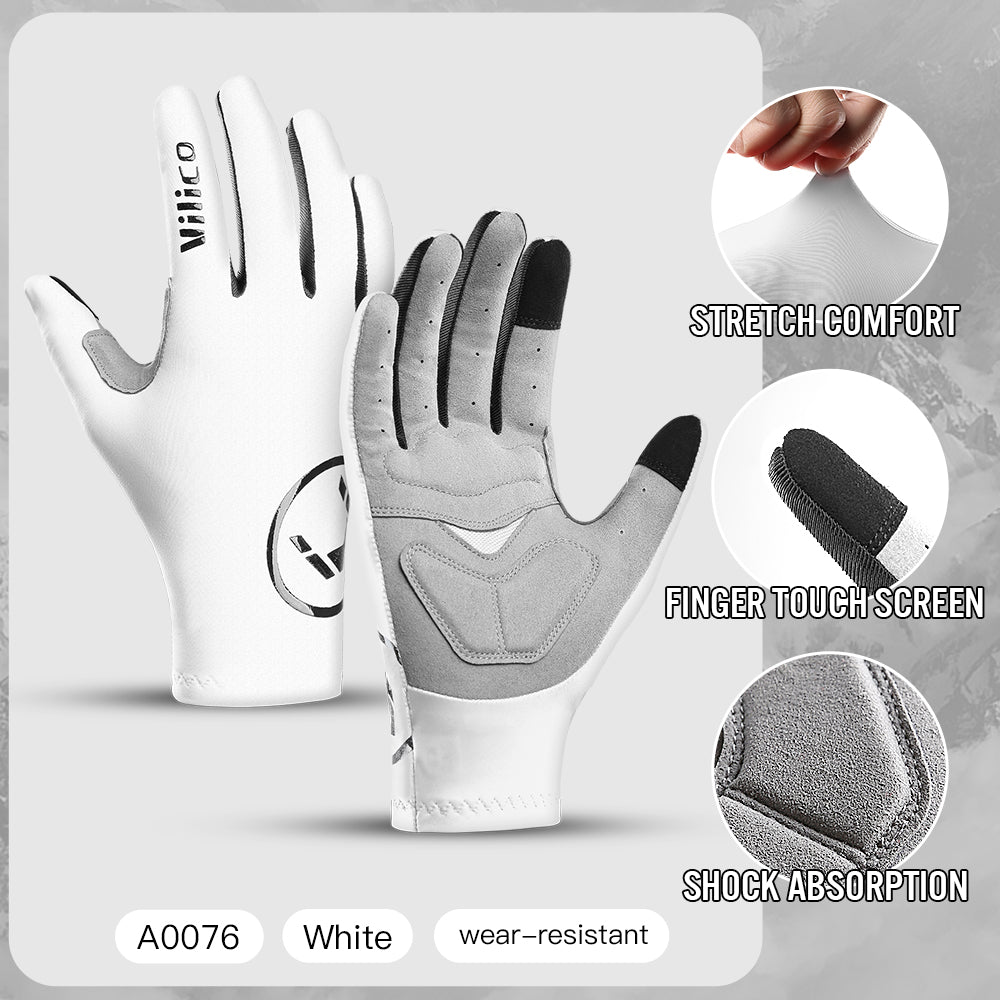 Anti-shock full-finger cycling gloves product view
