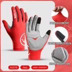 Full-finger bike gloves fit and coverage view