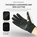 Mens gel padded bike gloves for daily cycling and training