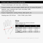 Bike gloves gel padded palm detail