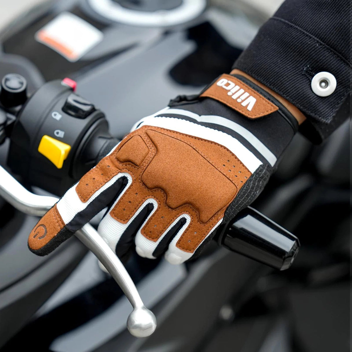 VICTGOAL bike gloves side construction view