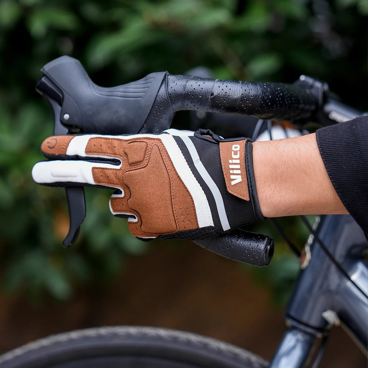 Gel padded cycling gloves alternate product view