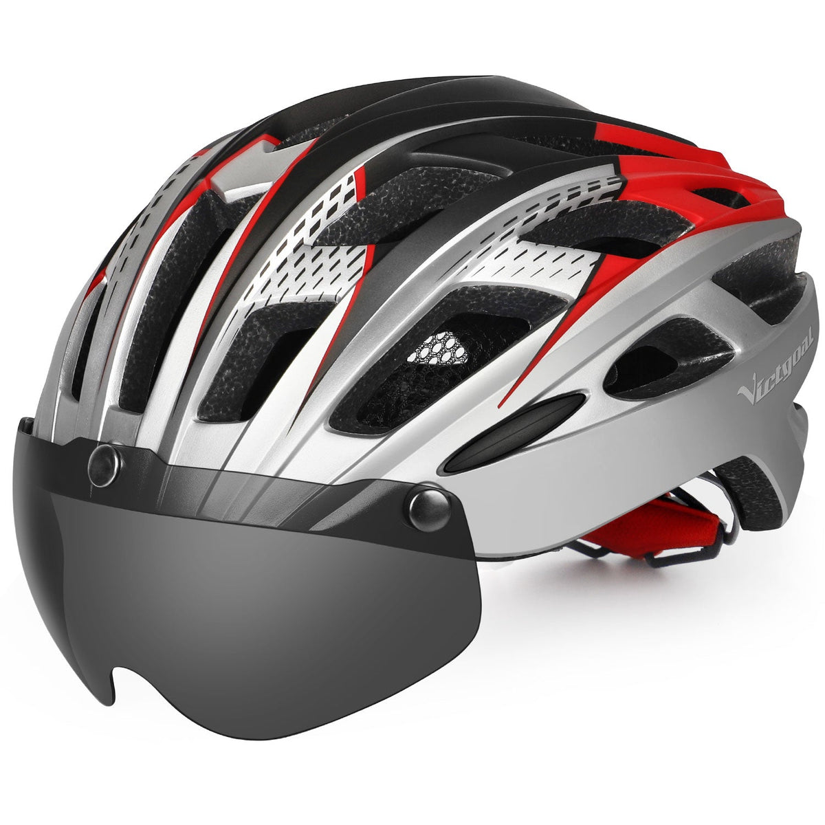 bike helmet with ear flaps Goggles & LED Rear Light The North Face Women's 4 Helmet Versatility and Color:Arctic + Denim Full Cut Certified