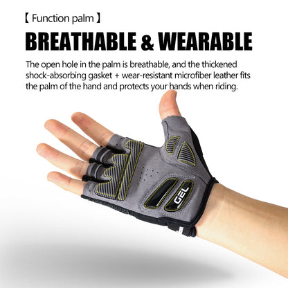 Half Finger Gel Shockproof Bicycle Gloves Gloves VICTGOAL gloves pick