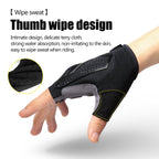 Shockproof bicycle gloves for road, MTB and commuter rides
