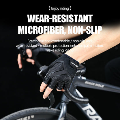 Half Finger Gel Shockproof Bicycle Gloves Gloves VICTGOAL gloves pick