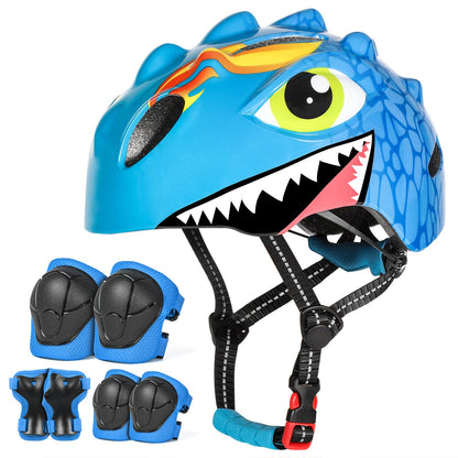 Kids Dinosaur Bike Helmet Dino Children 3-8+ Cycling Toddler Scooter Helmet Bicycle Helmets VICTGOAL helmets kidshelmets