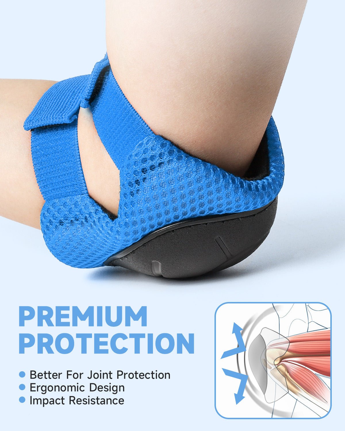 Kids wrist guards with knee and elbow pads from VICTGOAL