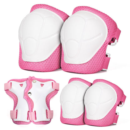 Kids Protective Gear Set 6 in 1 Knee Pads Elbow Pads Wrist Guard Set accessories VICTGOAL accessories apparel kidshelmets