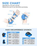 6-in-1 kids protective gear set for young riders