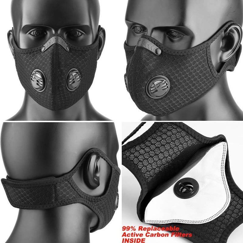 KN95 Face Mask Activated Carbon Respirator Face Cover Masks VICTGOAL apparel