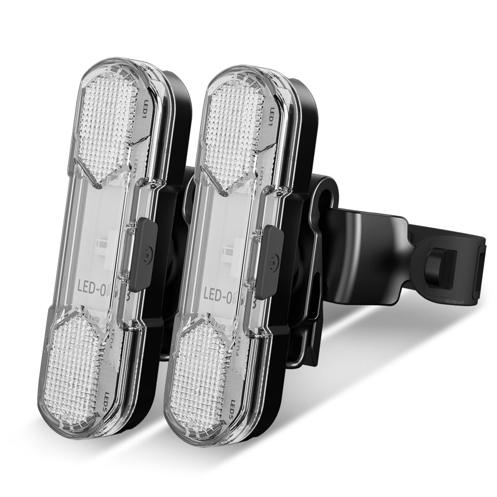 USB portable light for bicycle, backpack, or running gear