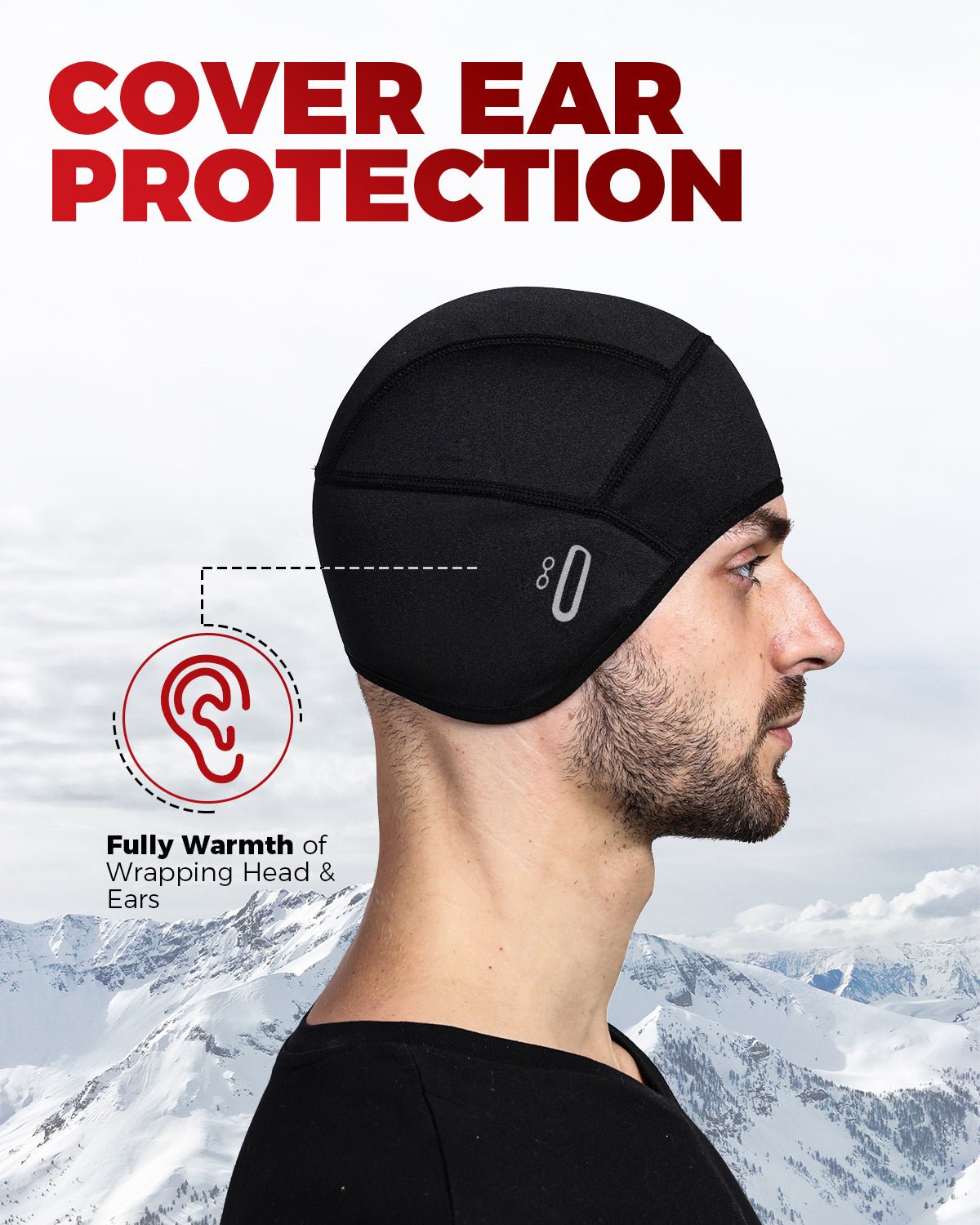 Men and Women Thermal Fleece Skull Cap Winter Ski Cycling Under Helmet Liner Running Beanie Hat Adults Helmets VICTGOAL accessories adultshelmets apparel