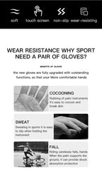 Full-finger gloves wrist closure profile