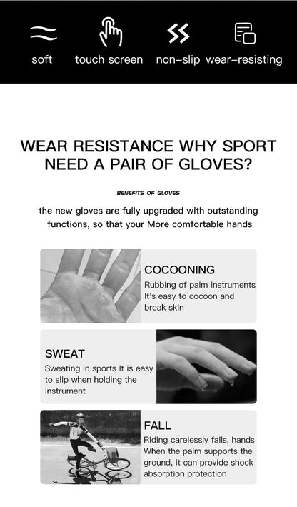 Men Women Outdoor Hiking Gloves Tacticos Luva Anti-slip Full Gloves Gloves VICTGOAL gloves