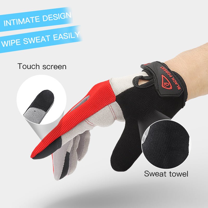 Warm protective gloves for cold-weather rides and trail use