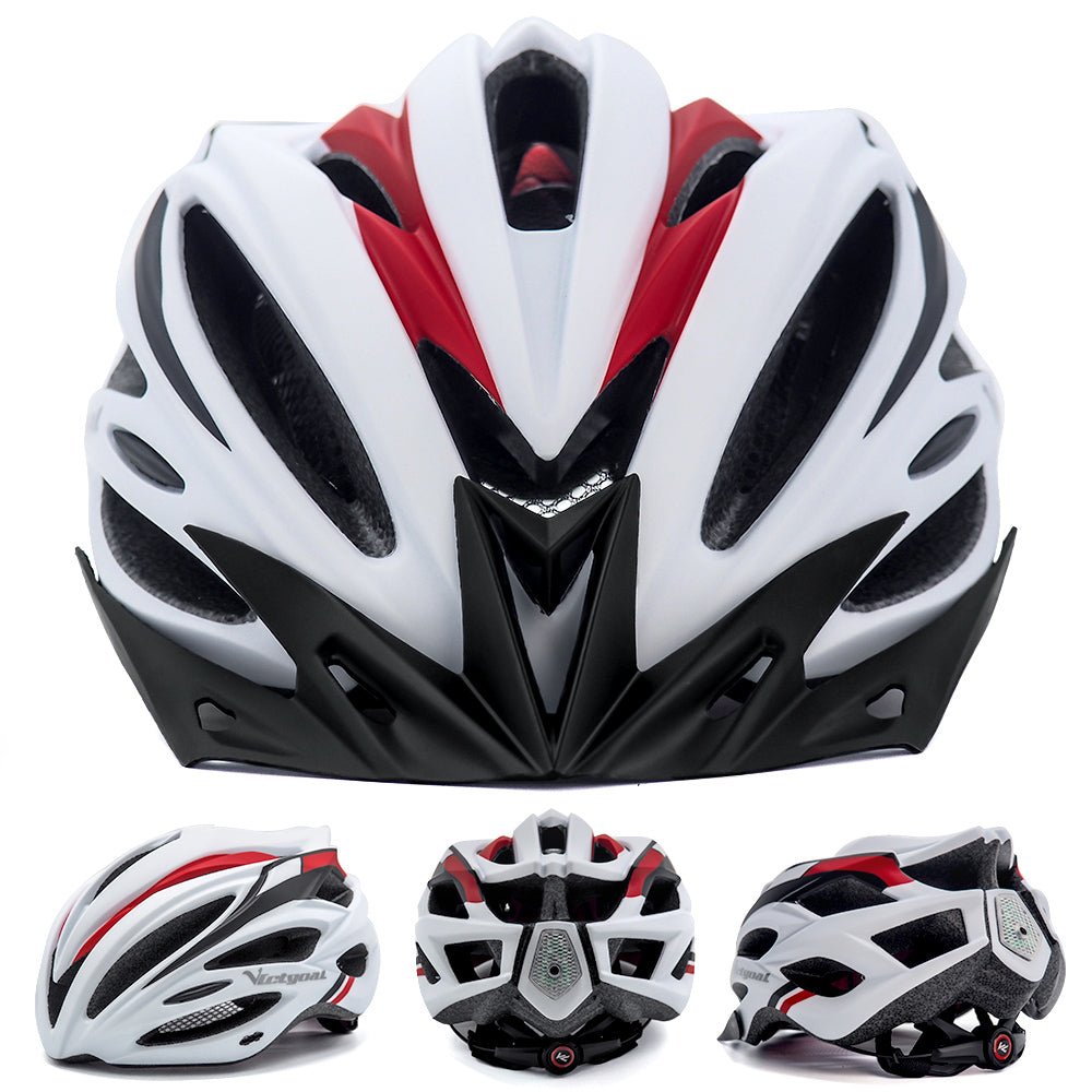 MTB Bicycle Helmet w/ LED Taillight & Sun Visor Adults Helmets VICTGOAL adultshelmets helmets