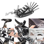 Bike repair tool kit for commuting and emergency maintenance