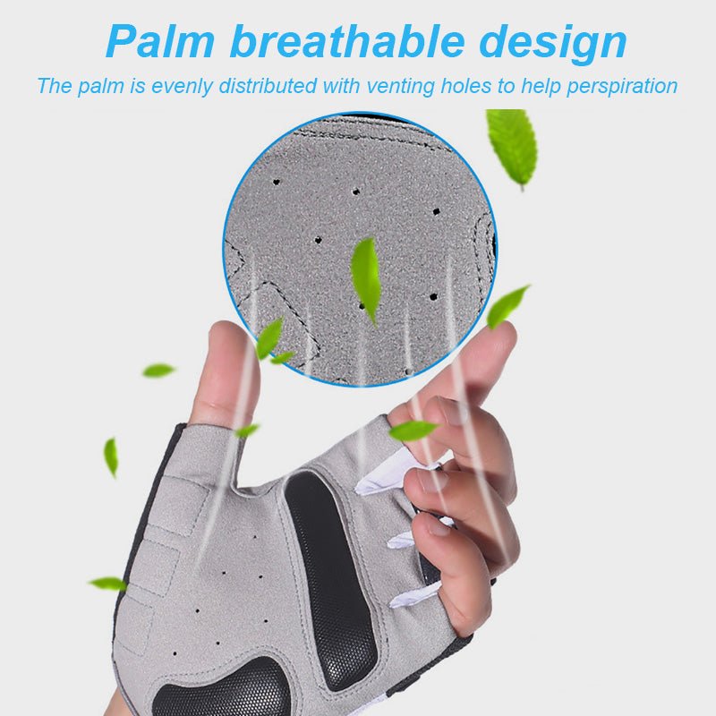 Half-finger sports gloves for cycling, gym and outdoor training