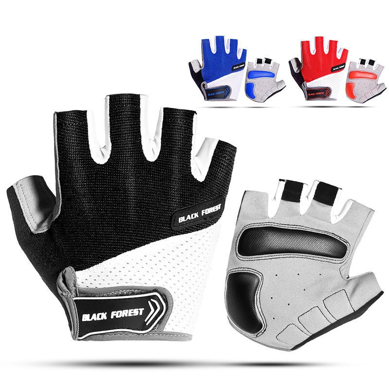VICTGOAL padded half-finger cycling gloves for grip and comfort