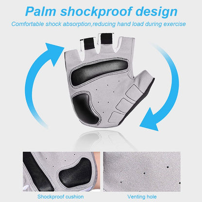 Padded Half Fingered Sports Gloves Gym Fitting Gloves VICTGOAL gloves