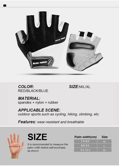 Padded Half Fingered Sports Gloves Gym Fitting Gloves VICTGOAL gloves