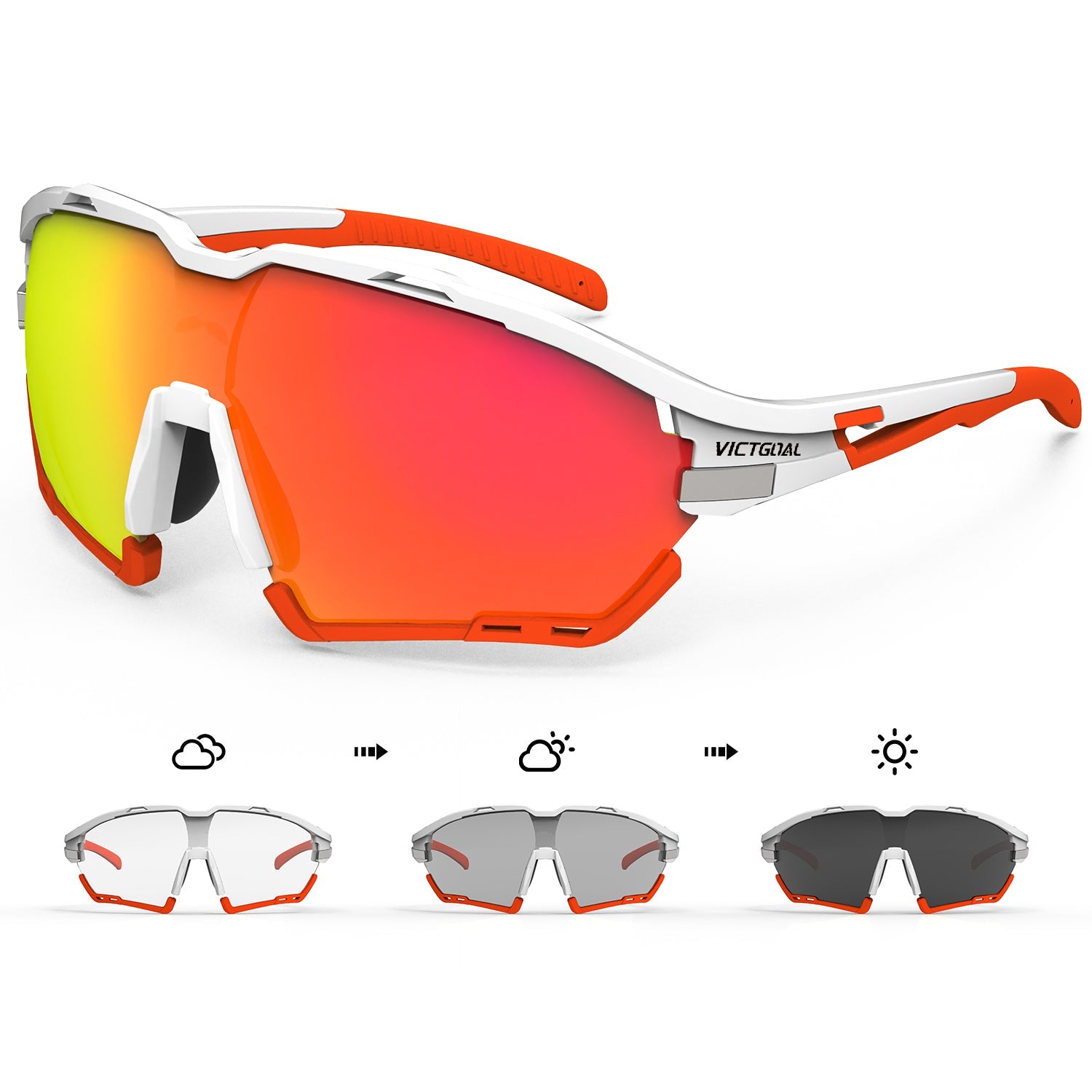 Photochromic cycling glasses hotsell