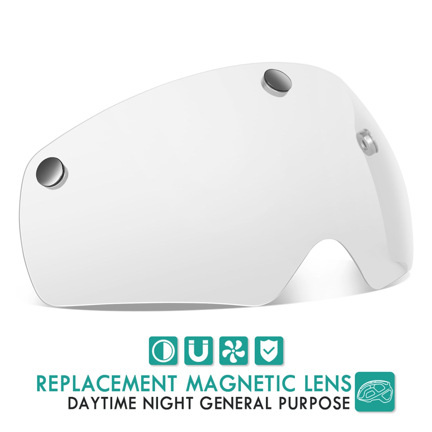 Compatible replacement bike helmet goggles alternate view