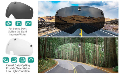 Replacement Magnetic Goggles For Bike Helmet Replacement VICTGOAL helmetreplacement helmets