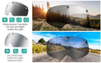 Silver mirrored magnetic helmet goggles