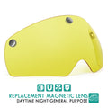 Replacement helmet goggles magnetic attachment detail