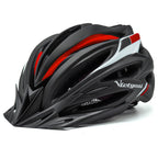 Bike helmet sun visor front and side view