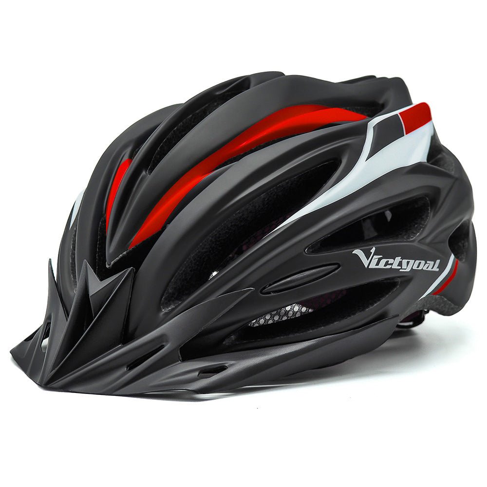 Bike helmet sun visor front and side view