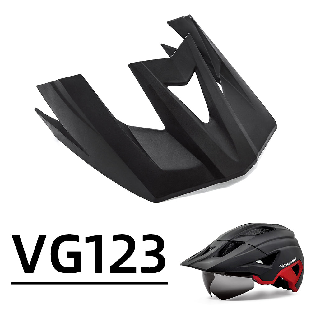 Replacement bicycle helmet visor underside view