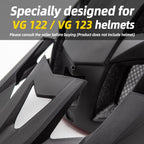 Helmet visor edge and attachment profile
