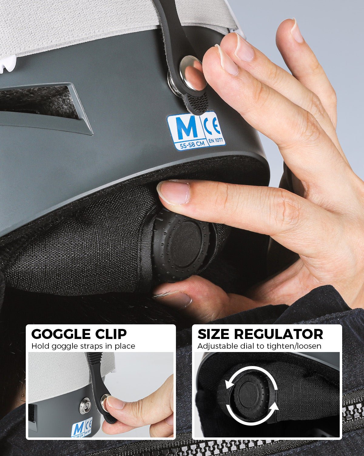 Winter sports helmet side shell profile