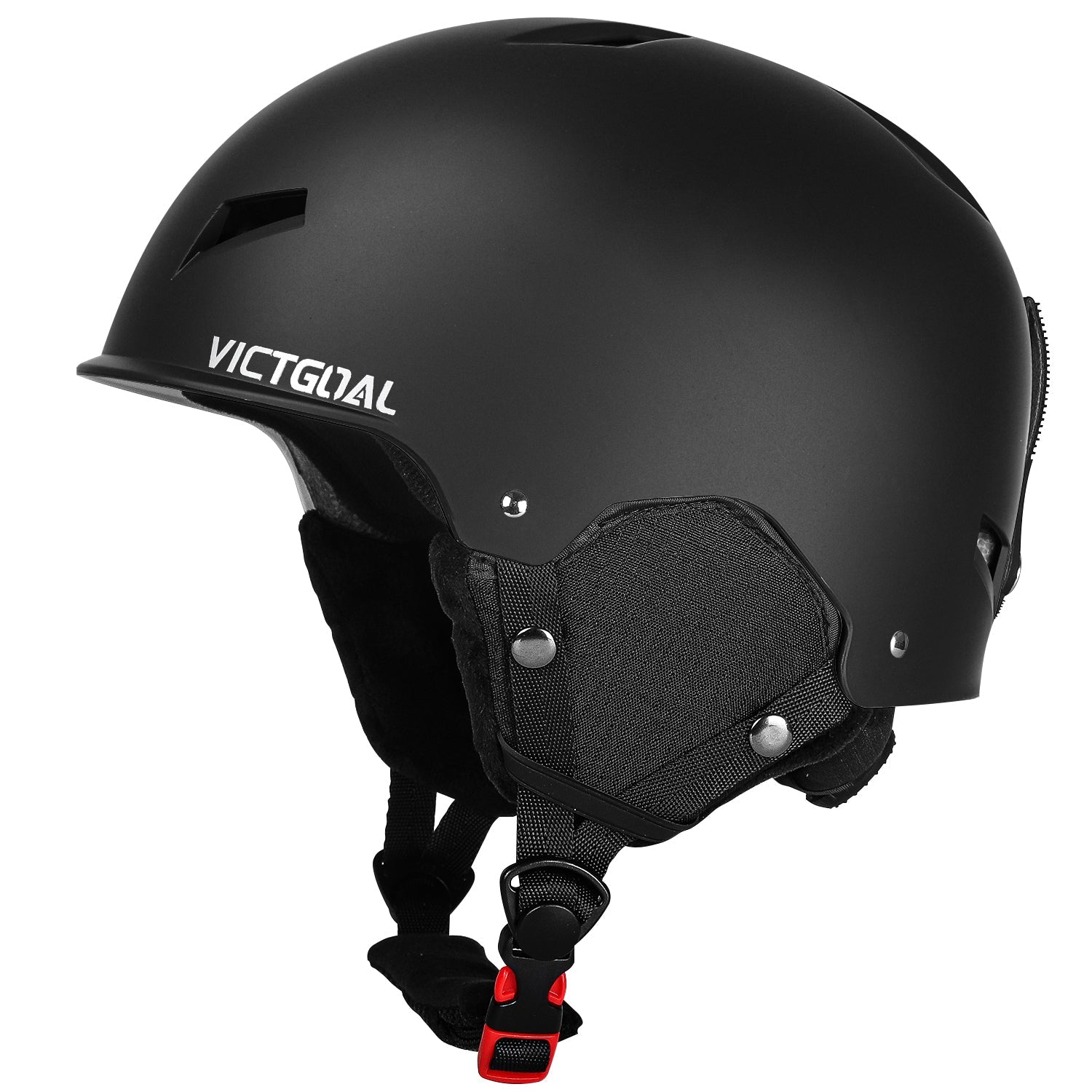Snowboard helmet rear adjustment view