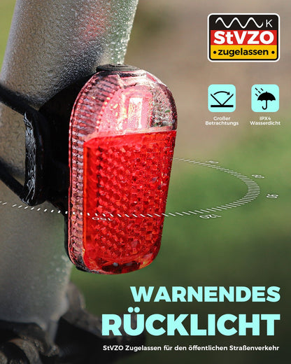 Stvzo Bike Lights Set with Front & Rear Lights 30 Lux Lights VICTGOAL lights