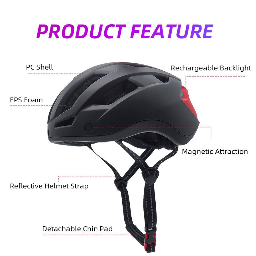 Urban Cycling Helmet w/ Goggles & USB LED Adults Helmets VICTGOAL adultshelmets helmets
