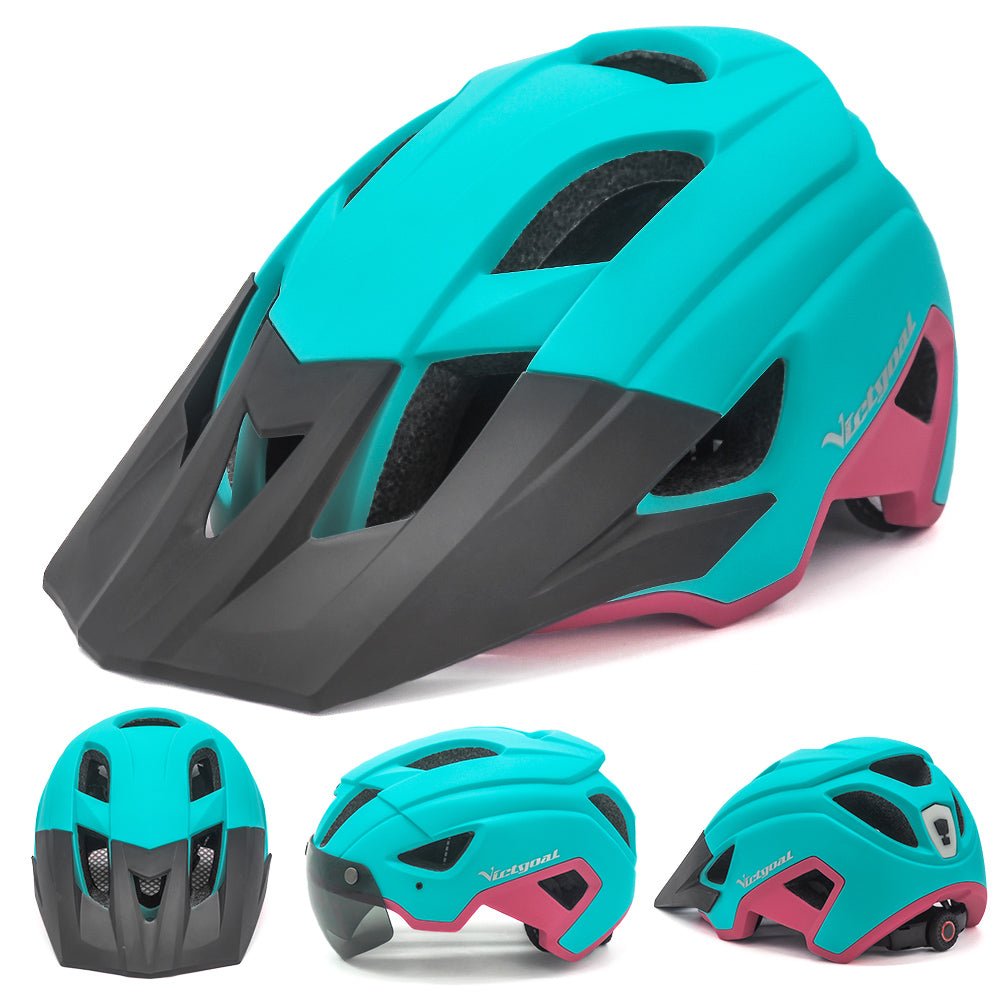 Mountain bike discount helmets with lights